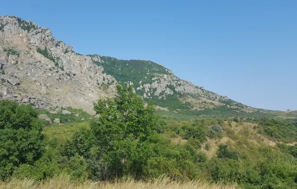 Landscape, nature, mountain, Crimea, mount demerdzhi