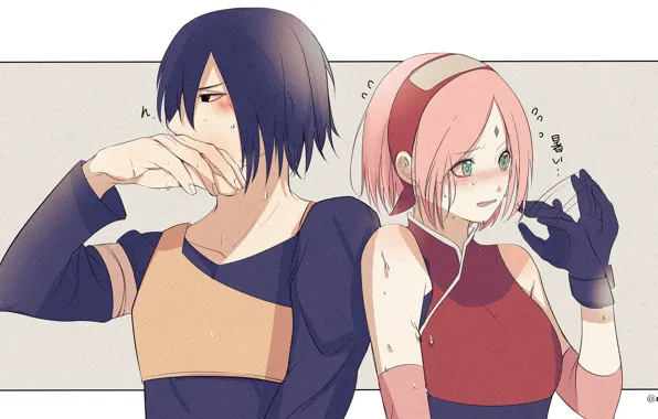 Naruto, Sasuke Uchiha x Sakura Haruno