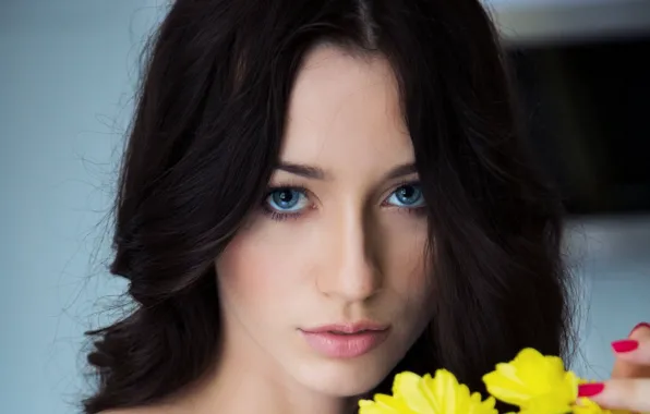 Look, girl, flowers, Zsanett Tormay