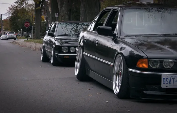 Picture BMW, tuning, stance, E28, E38