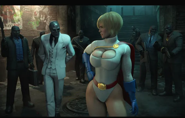 Chest, girl, feet, costume, the bandits, cloak, dc comics, DC Comics