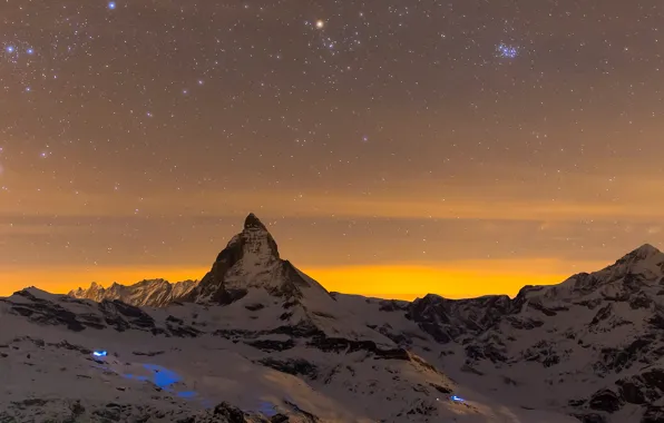 Mountains, Switzerland, Alps, Matterhorn