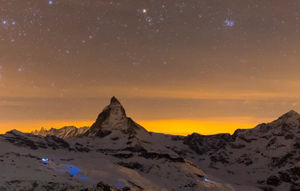 Mountain, Switzerland, Alps, Matterhorn