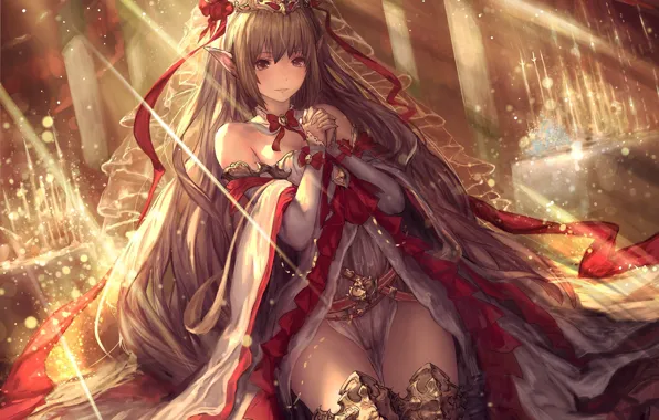 Girl, elf, art