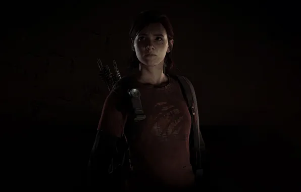 Picture Games, The Last of Us Part II, Ellie Williams, Dark background