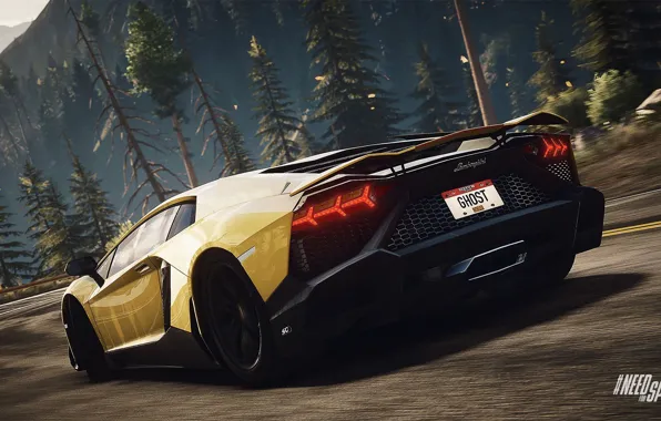 Picture Lamborghini, Need for Speed, nfs, Yellow, Aventador, Rivals, NFSR, NSF