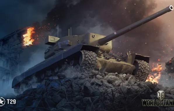 Picture WoT, World of tanks, World of Tanks, Wargaming, American tank, T29