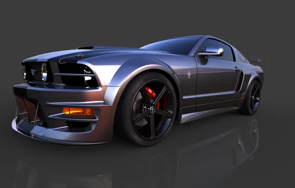 Tuning, Mustang, rendering
