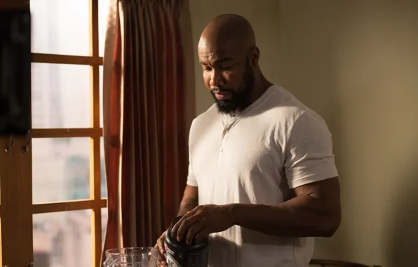 Pose, window, male, beard, protein, Michael Jai White, Michael Jai White, Never Back Down 3
