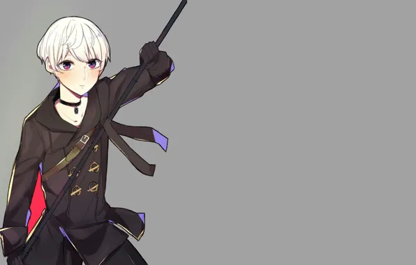Boy, spear, Nier Automata, YoRHa No 9 Type S