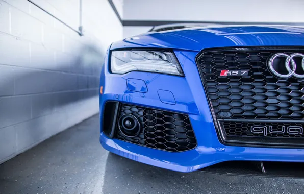 Picture Audi, Audi, Blue, RS7