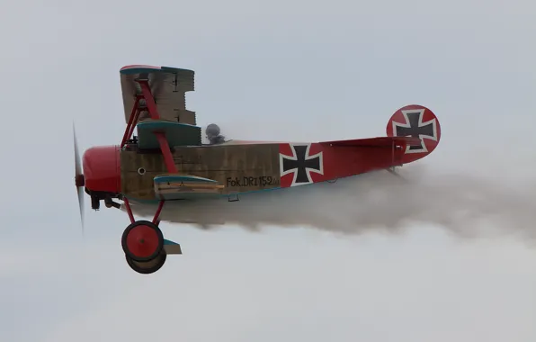 Picture fighter, war, Triplane, forces, world, Germany, First, Fokker Dr. I