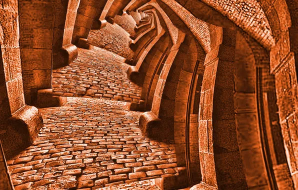 Picture the city, spiral, bridge