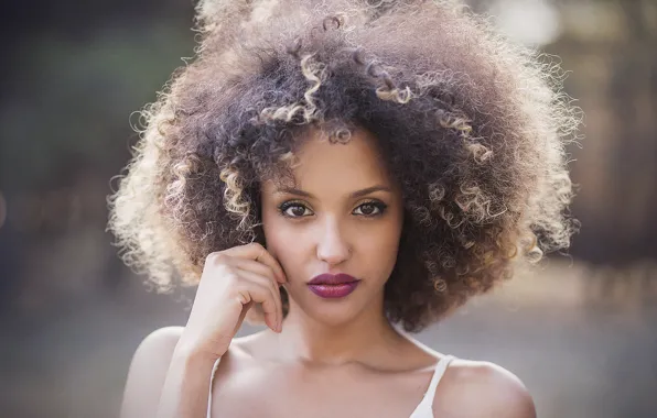 Picture eyes, look, face, background, model, hair, lipstick, lips