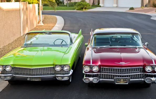 Retro, Cadillac, 1960, classic, the front, 1959