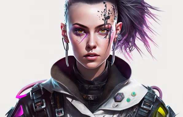 Wallpaper cyberpunk, art, wallpapers, cyberpunk 2077, Judy, Judy Alvarez  for mobile and desktop, section игры, resolution 1920x1080 - download