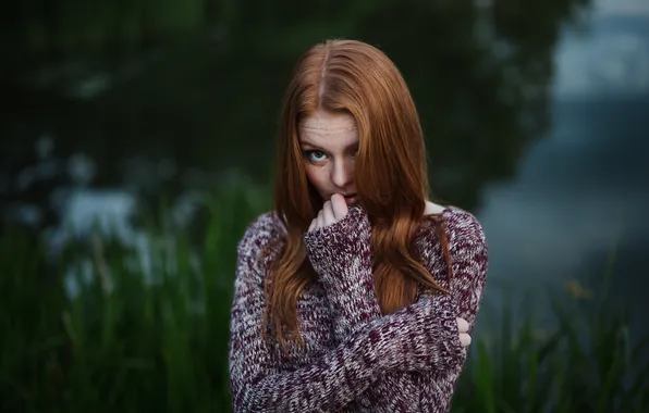 Eyes, look, girl, face, background, hair