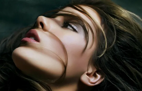 Picture face, model, hair