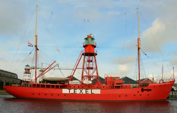 Museum, Netherlands, floating lighthouse