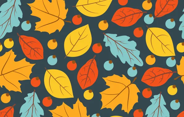 Autumn, leaves, background, colorful, background, autumn, pattern, leaves