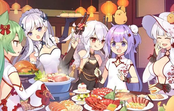 Tsubasa tsubasa, akashi, azur lane, hms unicorn, illustrious, hmas vampire, belfast