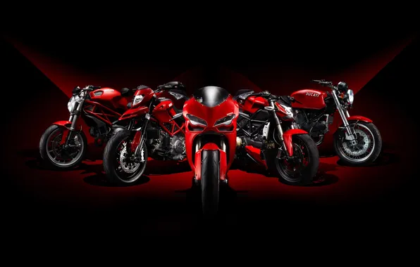 Picture motorcycles, bike, ducati, stories, Ducati, model line, Model Line