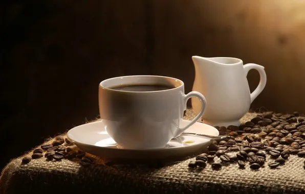Coffee, grain, Cup