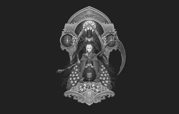 Picture braid, characters, bloodborne
