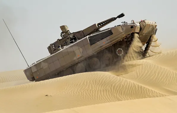 Sand, Germany, military equipment, infantry fighting vehicle, The Bundeswehr, BMP &ampquot;Puma&ampquot;, Puma Infantry Fighting Vehicle