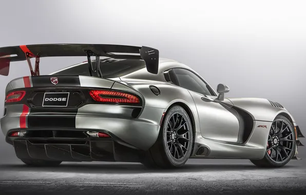 Grey, Wallpaper, ass, Dodge, Viper, gray, SRT, ACR