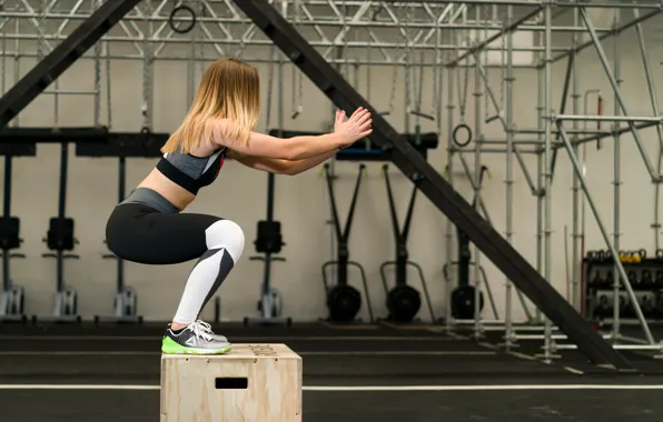 Jump, female, fitness