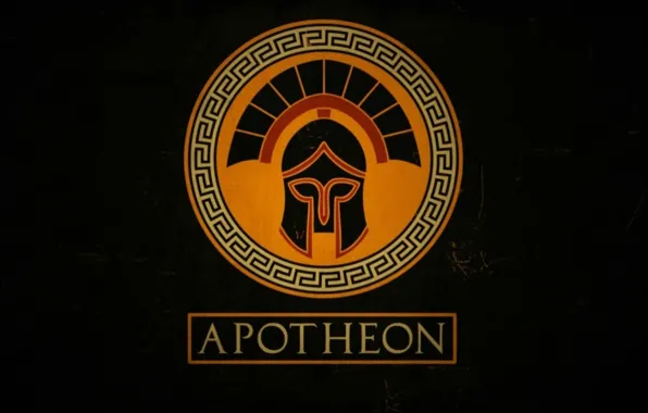Background, the game, helmet, Apotheon