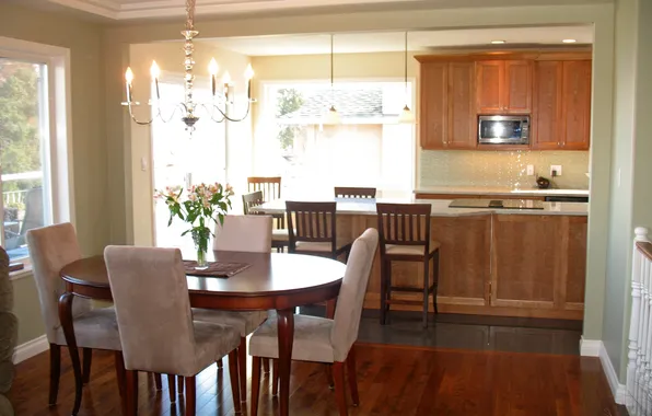 Design, house, style, Villa, interior, kitchen, dining room