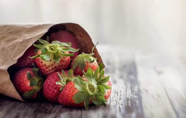 Macro, berries, strawberry