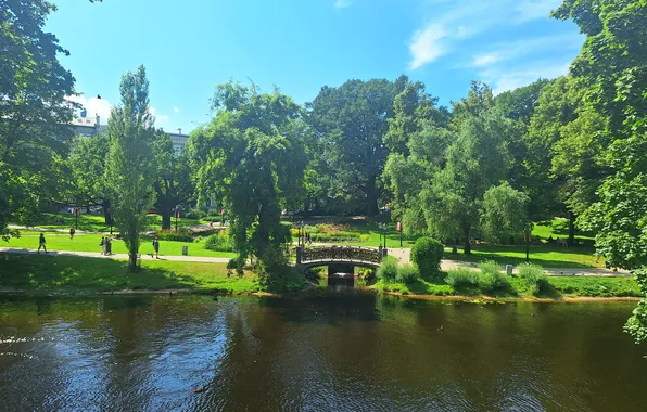 Parks in Latvia, Bastejkalna Park Riga Latvia, Wallpaper Latvia, Wallpaper Riga