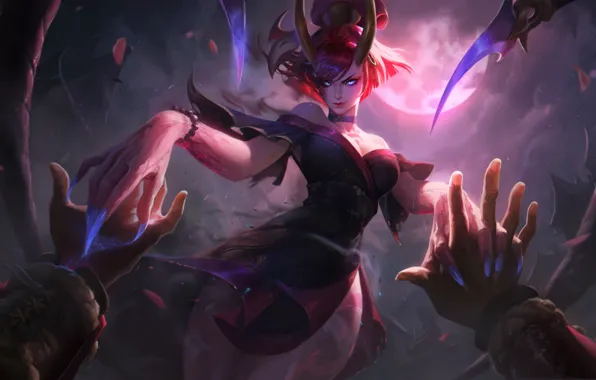 Girl, the game, Blood Moon Evelynn, SkinKK