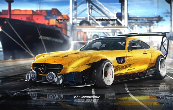 Mercedes, amg, racer, yasiddesign, inbound