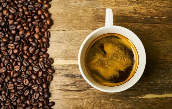 Table, coffee, grain, Cup, foam