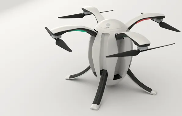Hi-tech, technology, drone, PowerEgg, quadricopter, 4 screws