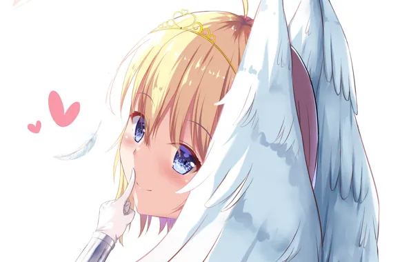 Angel, girl, halo