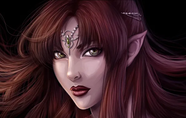 Look, girl, elf
