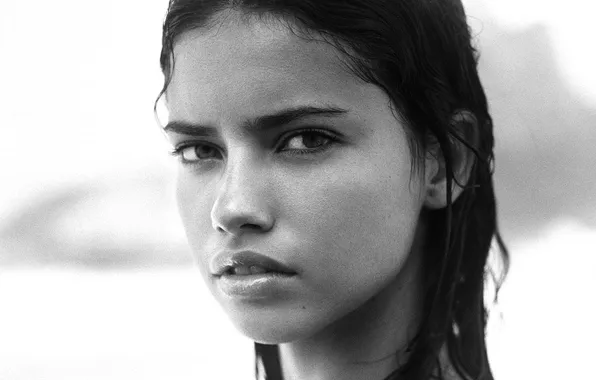 Look, face, Model, Adriana Lima