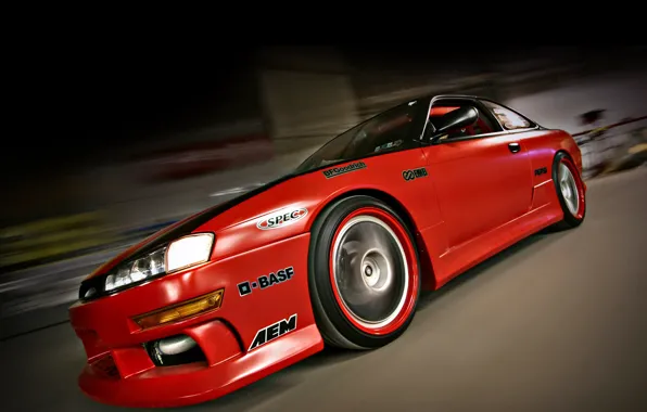 Tuning, speed, nissan, turbo, red, japan, Nissan, jdm