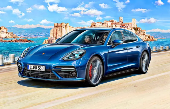 Picture Porsche, Germany, Panamera, Art, Turbo, Gran Turismo