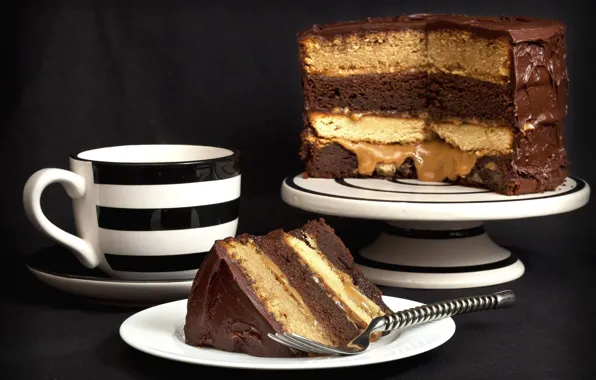 Cup, cake, plug, piece