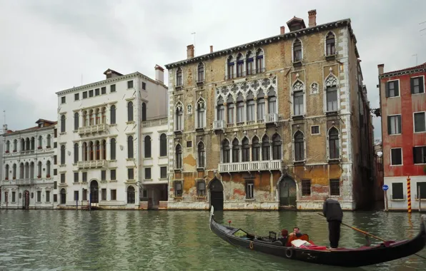 Channel, Venice, Gondola