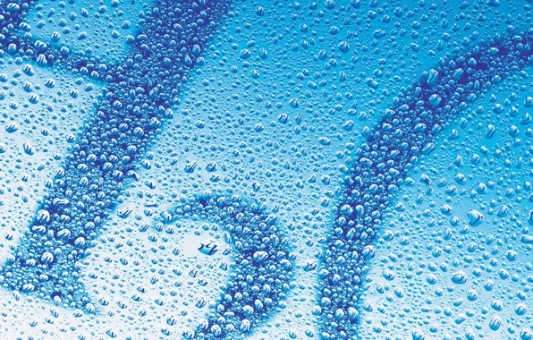 Water, drops, macro, letters, pattern, figure, formula, Water