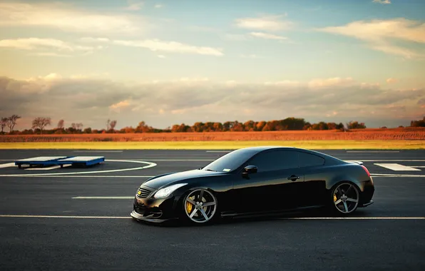 Black, tuning, car, infiniti, Infiniti G37