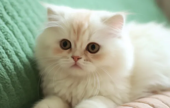 Cat, look, pose, kitty, face, AI art, neural network