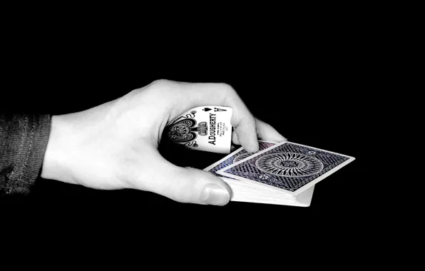 Card, poker, Sharpie